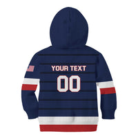 Custom USA Hockey Team Kid Hoodie Go Champions