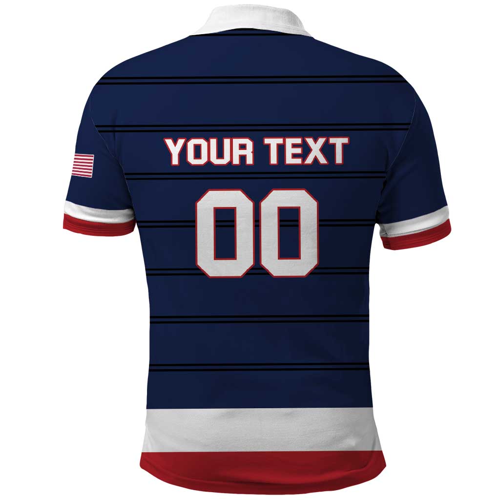 Custom USA Hockey Team Polo Shirt Go Champions