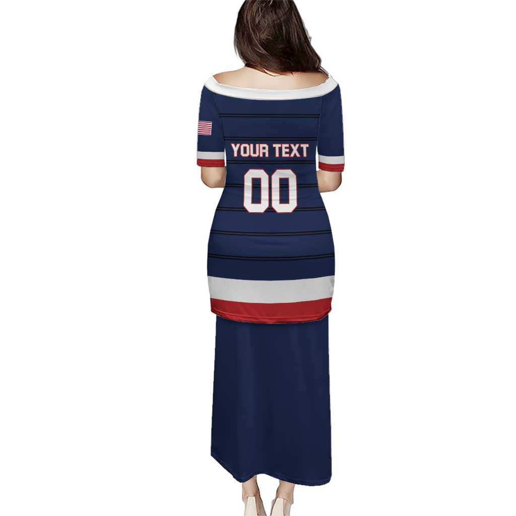 Custom USA Hockey Team Puletasi Go Champions