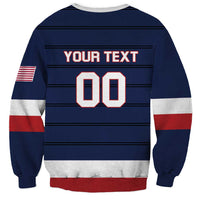 Custom USA Hockey Team Sweatshirt Go Champions