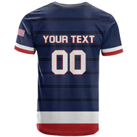 Custom USA Hockey Team T Shirt Go Champions