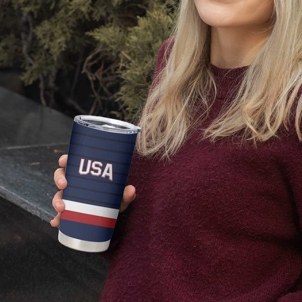 Custom USA Hockey Team Tumbler Cup Go Champions