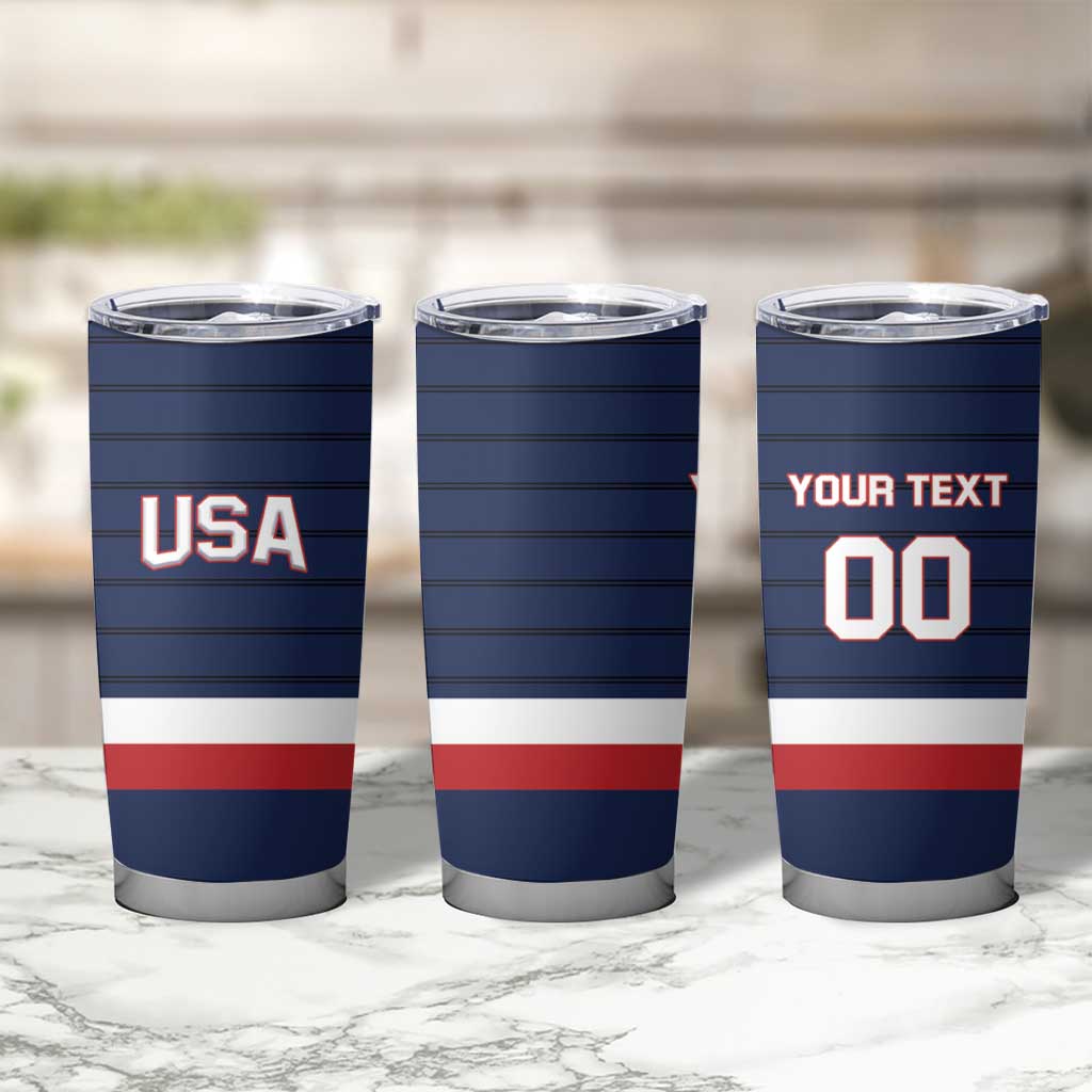Custom USA Hockey Team Tumbler Cup Go Champions
