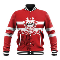 Custom Canada Hockey Team Baseball Jacket Maple Leaf Red Version