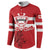 Custom Canada Hockey Team Button Sweatshirt Maple Leaf Red Version
