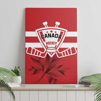 Canada Hockey Team Canvas Wall Art Maple Leaf Red Version