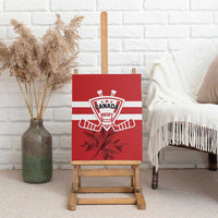 Canada Hockey Team Canvas Wall Art Maple Leaf Red Version