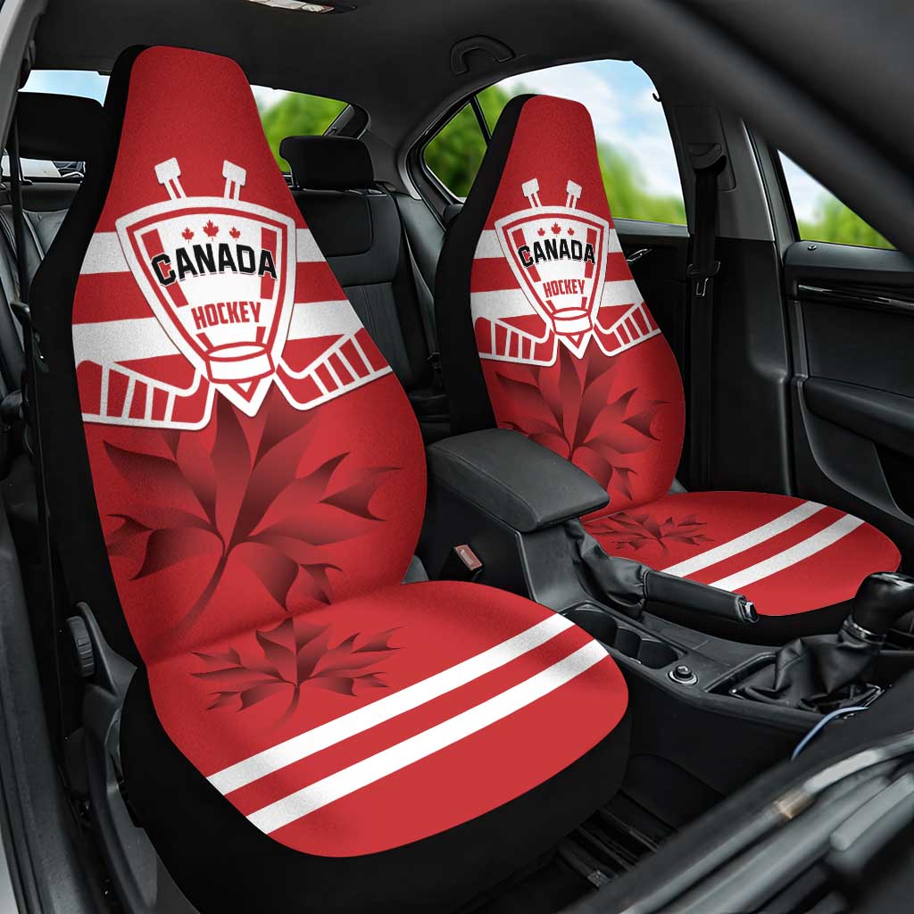 Canada Hockey Team Car Seat Cover Maple Leaf Red Version