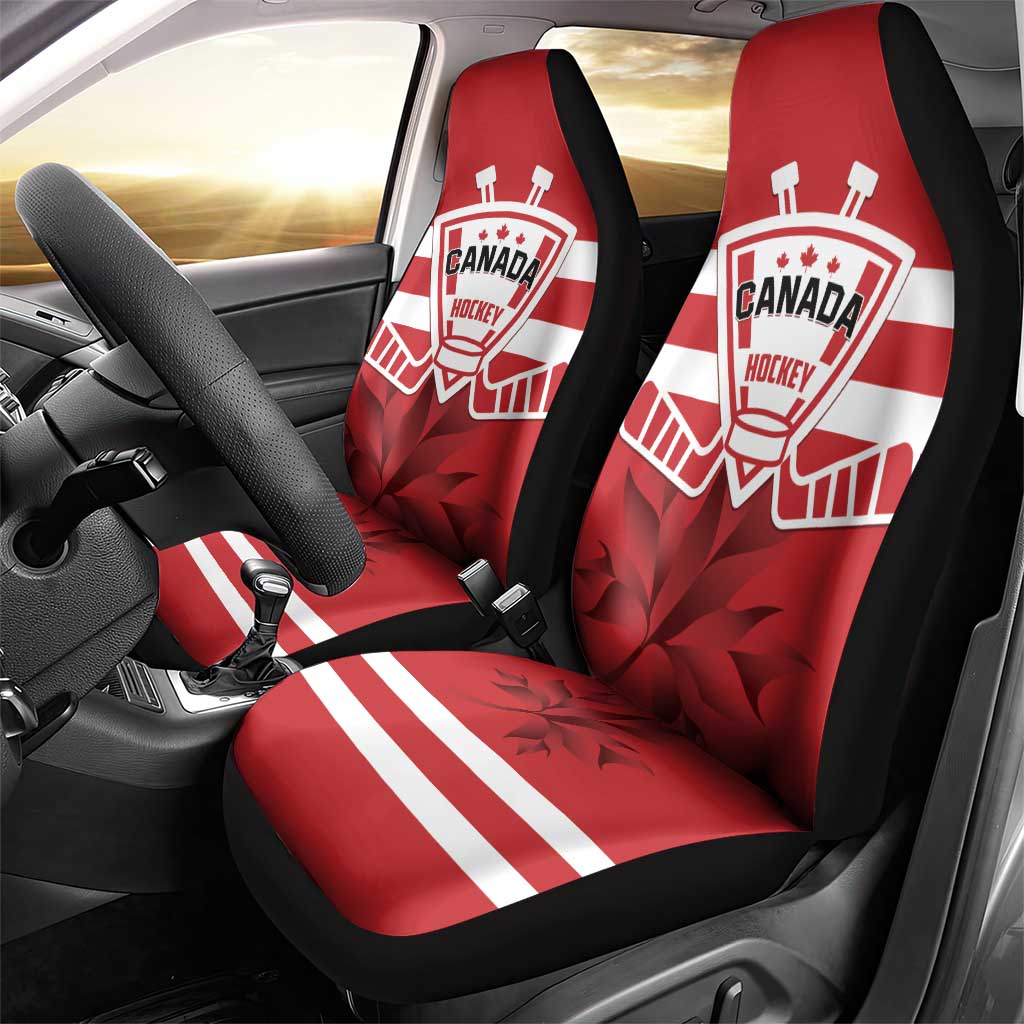 Canada Hockey Team Car Seat Cover Maple Leaf Red Version