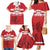 Custom Canada Hockey Team Family Matching Mermaid Dress and Hawaiian Shirt Maple Leaf Red Version