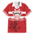 Custom Canada Hockey Team Family Matching Off The Shoulder Long Sleeve Dress and Hawaiian Shirt Maple Leaf Red Version
