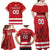Custom Canada Hockey Team Family Matching Off Shoulder Maxi Dress and Hawaiian Shirt Maple Leaf Red Version