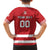 Custom Canada Hockey Team Family Matching Off Shoulder Short Dress and Hawaiian Shirt Maple Leaf Red Version