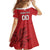 Custom Canada Hockey Team Family Matching Off Shoulder Short Dress and Hawaiian Shirt Maple Leaf Red Version