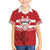 Custom Canada Hockey Team Family Matching Off Shoulder Short Dress and Hawaiian Shirt Maple Leaf Red Version