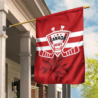 Canada Hockey Team Garden Flag Maple Leaf Red Version