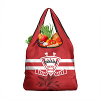 Canada Hockey Team Grocery Bag Maple Leaf Red Version
