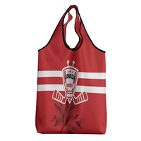 Canada Hockey Team Grocery Bag Maple Leaf Red Version