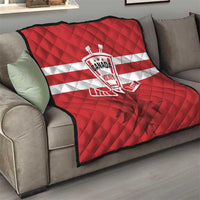 Canada Hockey Team Quilt Maple Leaf Red Version