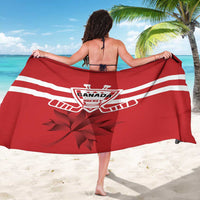 Canada Hockey Team Sarong Maple Leaf Red Version