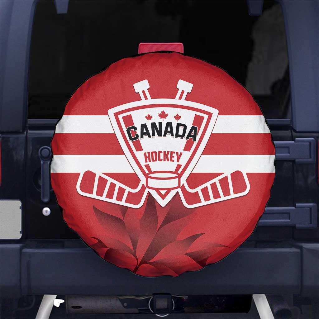 Canada Hockey Team Spare Tire Cover Maple Leaf Red Version