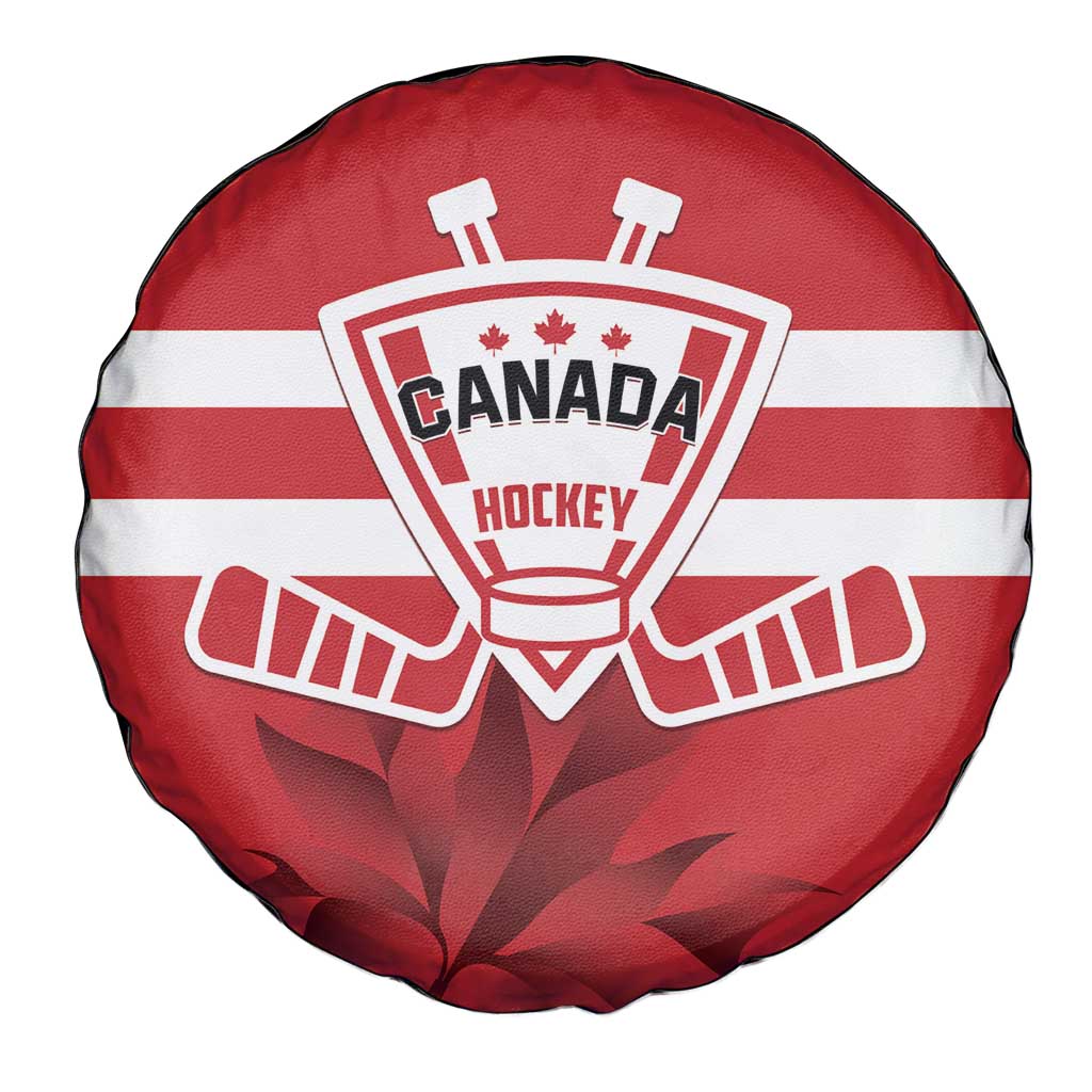 Canada Hockey Team Spare Tire Cover Maple Leaf Red Version