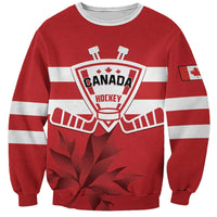Custom Canada Hockey Team Sweatshirt Maple Leaf Red Version