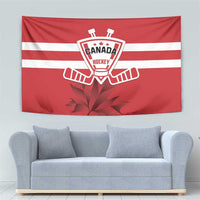 Canada Hockey Team Tapestry Maple Leaf Red Version