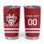 Custom Canada Hockey Team Tumbler Cup Maple Leaf Red Version