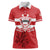 Custom Canada Hockey Team Women Polo Shirt Maple Leaf Red Version