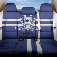 Canada Hockey Team Back Car Seat Cover Maple Leaf Blue Version