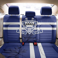 Canada Hockey Team Back Car Seat Cover Maple Leaf Blue Version
