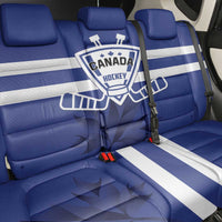 Canada Hockey Team Back Car Seat Cover Maple Leaf Blue Version