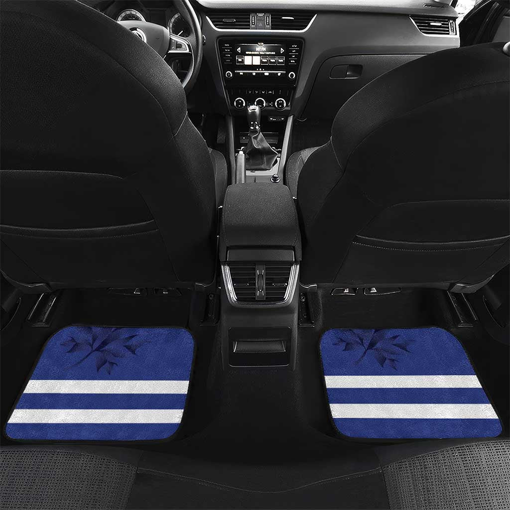 Canada Hockey Team Car Mats Maple Leaf Blue Version