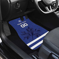 Canada Hockey Team Car Mats Maple Leaf Blue Version