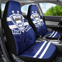 Canada Hockey Team Car Seat Cover Maple Leaf Blue Version