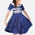 Custom Canada Hockey Team Family Matching Off Shoulder Maxi Dress and Hawaiian Shirt Maple Leaf Blue Version