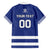 Custom Canada Hockey Team Family Matching Off Shoulder Maxi Dress and Hawaiian Shirt Maple Leaf Blue Version