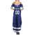 Custom Canada Hockey Team Family Matching Summer Maxi Dress and Hawaiian Shirt Maple Leaf Blue Version