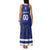 Custom Canada Hockey Team Family Matching Tank Maxi Dress and Hawaiian Shirt Maple Leaf Blue Version
