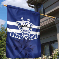 Canada Hockey Team Garden Flag Maple Leaf Blue Version