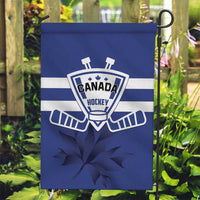 Canada Hockey Team Garden Flag Maple Leaf Blue Version