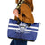 Canada Hockey Team Leather Tote Bag Maple Leaf Blue Version