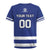 Custom Canada Hockey Team Rugby Jersey Maple Leaf Blue Version