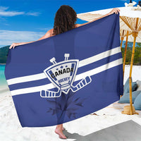 Canada Hockey Team Sarong Maple Leaf Blue Version