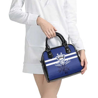 Canada Hockey Team Shoulder Handbag Maple Leaf Blue Version