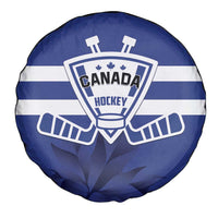 Canada Hockey Team Spare Tire Cover Maple Leaf Blue Version