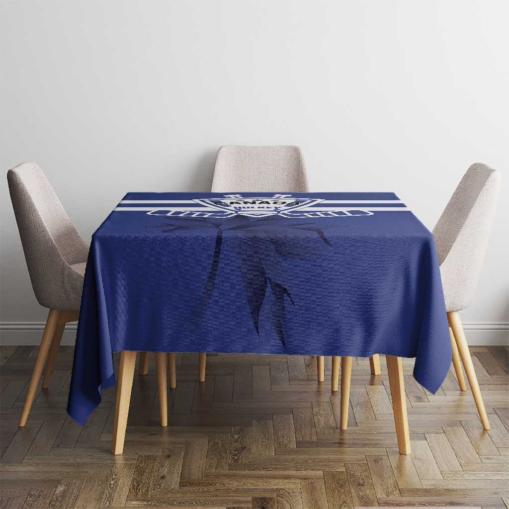 Canada Hockey Team Tablecloth Maple Leaf Blue Version