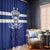 Canada Hockey Team Window Curtain Maple Leaf Blue Version