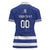 Custom Canada Hockey Team Women Polo Shirt Maple Leaf Blue Version